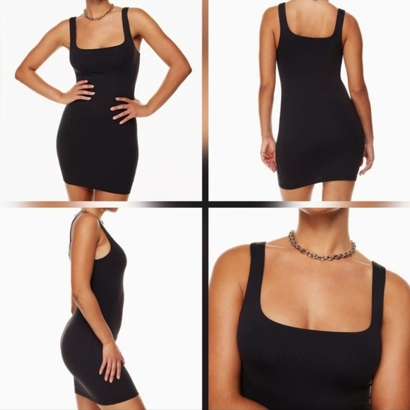 🇨🇦 Aritzia Babaton Sleeveless Square Neck Contour Mini Dress - Picture 10 of 16